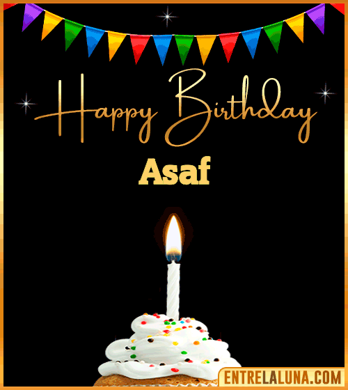 GiF Happy Birthday Asaf